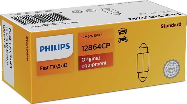 PHILIPS 12864CP - Izzó, rendszámtábla-világítás parts5.com