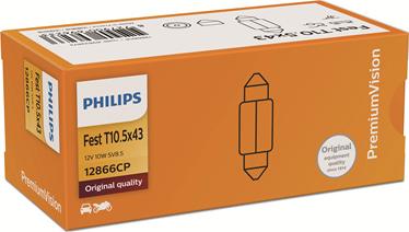 PHILIPS 12866CP - Λυχνία, φωτ. πινακ. κυκλοφορίας parts5.com