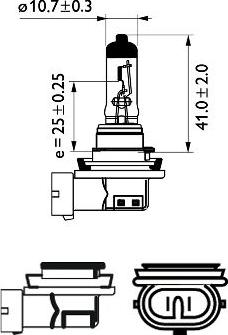 PHILIPS 12362PRC1 - Lámpara, faro de carretera parts5.com