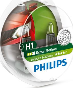 PHILIPS 12258LLECOS2 - Крушка с нагреваема жичка, фар за дълги светлини parts5.com