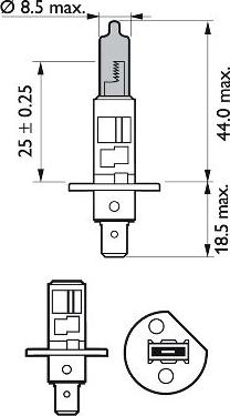 PHILIPS 12258WVUSM - Zarovka, dalkovy svetlomet parts5.com