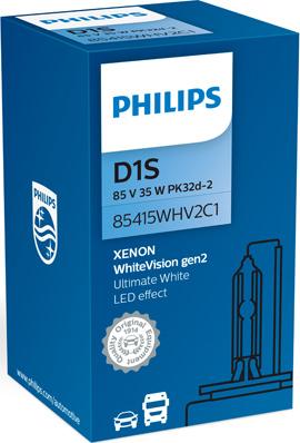 PHILIPS 85415WHV2C1 - Крушка с нагреваема жичка, фар за дълги светлини parts5.com