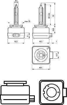 PHILIPS 85415XVC1 - Żarówka, reflektor parts5.com