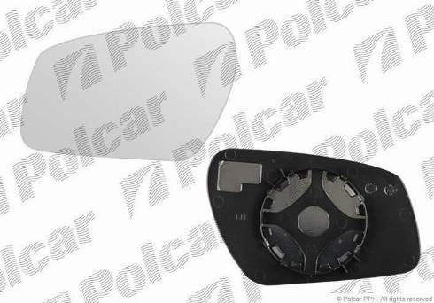 Polcar 3202555M - Ayna camı, Dış ayna parts5.com