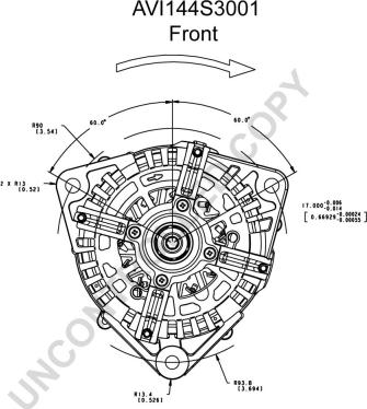 Prestolite Electric AVI144S3001 - Генератор parts5.com