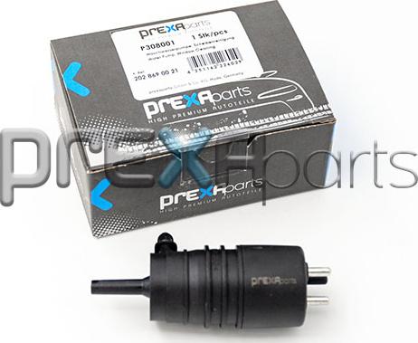 PREXAparts P308001 - Pompa de apa,spalare parbriz parts5.com