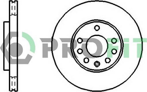 KRAFT AUTOMOTIVE 6041660 - Disc frana parts5.com