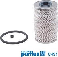 Purflux C491 - Fuel filter parts5.com