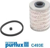 Purflux C493E - Filtre à carburant parts5.com