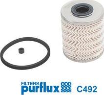 Purflux C492 - Filter goriva parts5.com