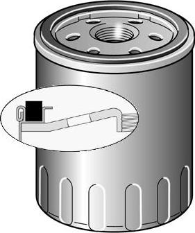 Purflux LS917 - Oil Filter parts5.com