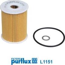 Purflux L1151 - Olejový filter parts5.com