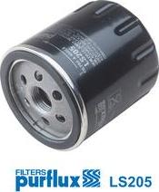 Purflux LS205 - Filtro de aceite parts5.com