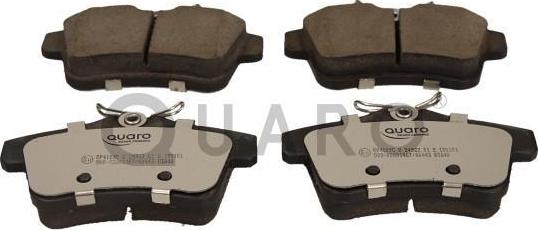 QUARO QP4109C - Brake Pad Set, disc brake parts5.com