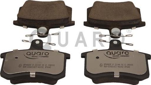 QUARO QP4860C - Brake Pad Set, disc brake parts5.com