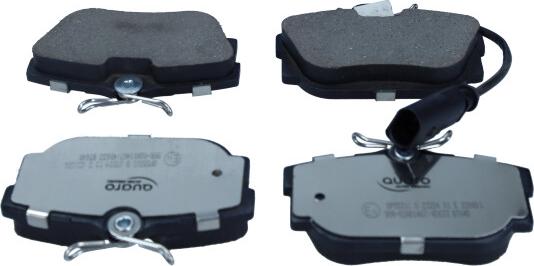 QUARO QP5531C - Brake Pad Set, disc brake parts5.com