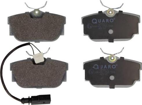 QUARO QP5531 - Sada brzdových platničiek kotúčovej brzdy parts5.com