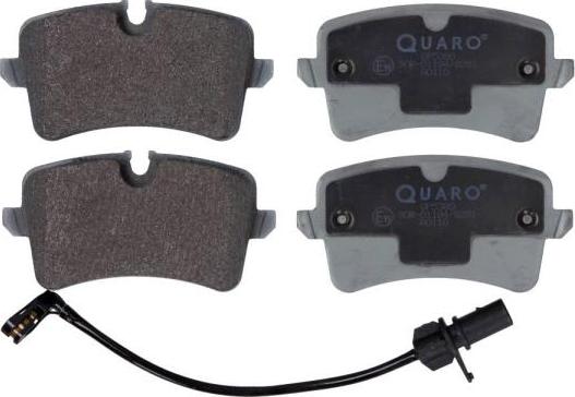 QUARO QP5380 - Sada brzdových platničiek kotúčovej brzdy parts5.com