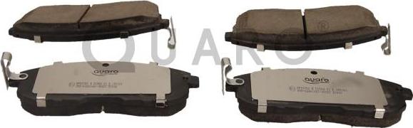 QUARO QP0070C - Brake Pad Set, disc brake parts5.com