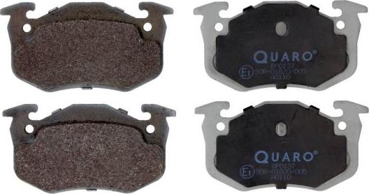 QUARO QP0137 - Brake Pad Set, disc brake parts5.com