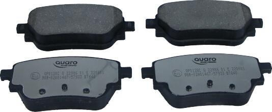 QUARO QP0128C - Brake Pad Set, disc brake parts5.com