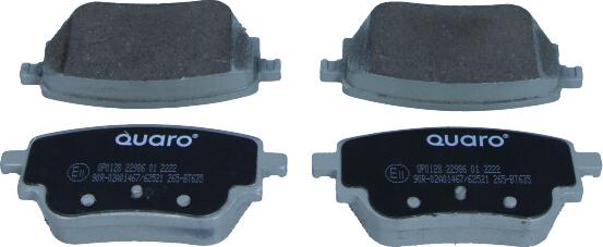 QUARO QP0128 - Brake Pad Set, disc brake parts5.com