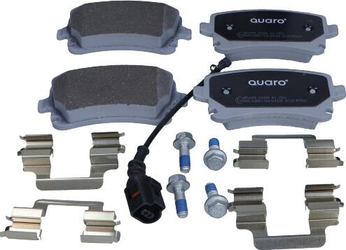 QUARO QP0895 - Sada brzdových platničiek kotúčovej brzdy parts5.com