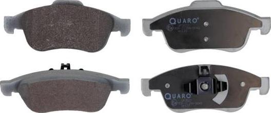 QUARO QP0827 - Sada brzdových platničiek kotúčovej brzdy parts5.com