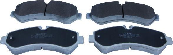 QUARO QP0303 - Sada brzdových destiček, kotoučová brzda parts5.com