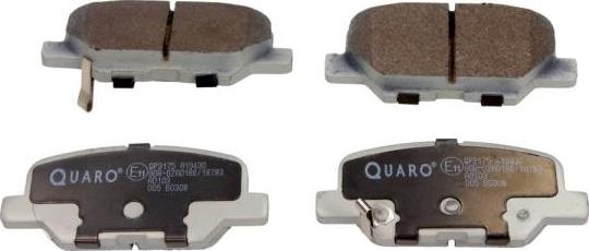 QUARO QP3175 - Brake Pad Set, disc brake parts5.com