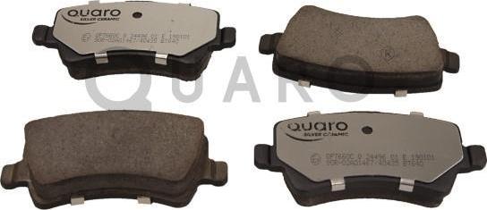 QUARO QP7660C - Brake Pad Set, disc brake parts5.com