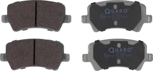 QUARO QP7660 - Brake Pad Set, disc brake parts5.com