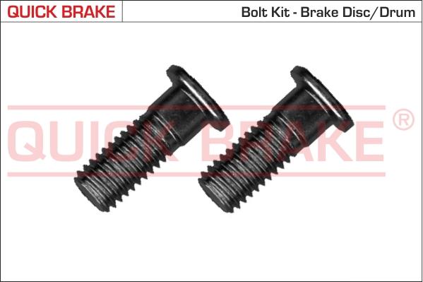 QUICK BRAKE 11675K - Set surub, disc frana parts5.com