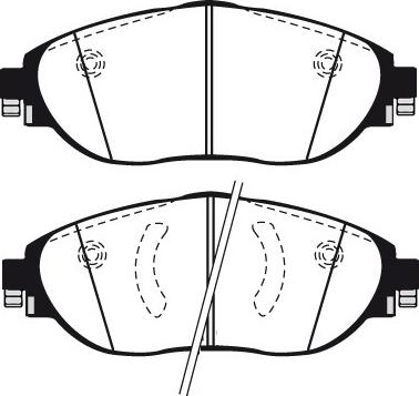 VW 5Q0698151AC - Set placute frana,frana disc parts5.com