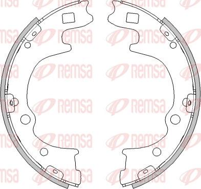 Remsa 4496.00 - Zapata de freno parts5.com