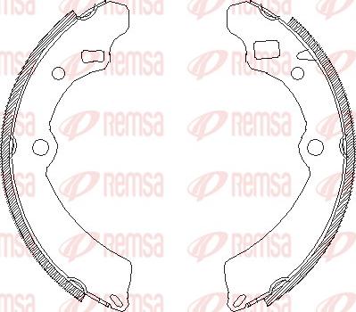 Remsa 4504.00 - Sabot frana parts5.com