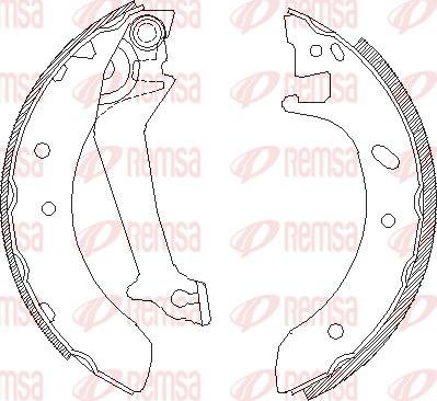 Remsa 4512.00 - Sabot frana parts5.com