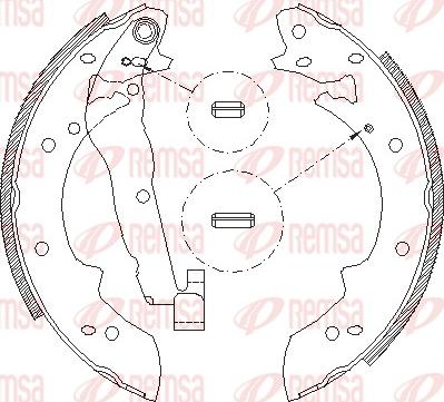 Remsa 4027.01 - Sabot frana parts5.com