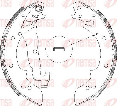 Remsa 4027.02 - Sabot frana parts5.com