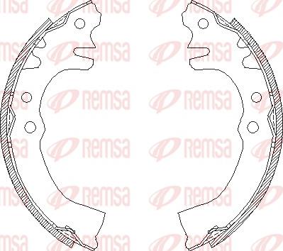 Remsa 4155.00 - Sabot frana parts5.com