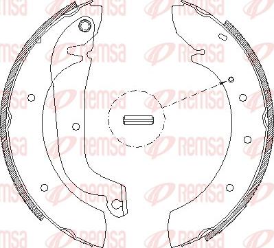 Remsa 4178.00 - Zavorna celjust parts5.com