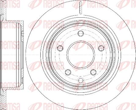 Remsa 6998.10 - Disc frana parts5.com