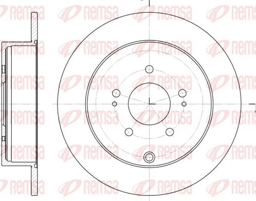 Remsa 6997.00 - Brake Disc parts5.com