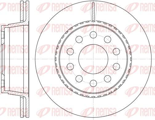 Remsa 6930.10 - Disco de freno parts5.com