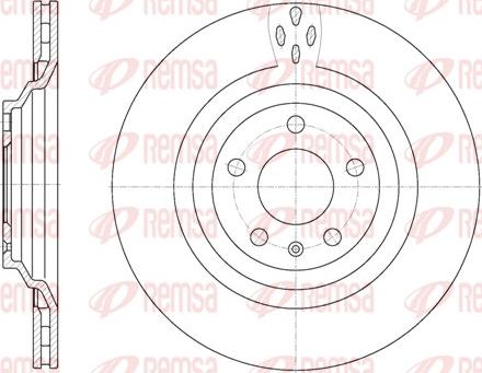 Remsa 6970.10 - Disc frana parts5.com