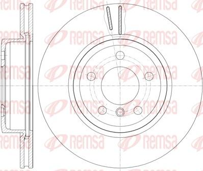 Remsa 6978.10 - Disc frana parts5.com