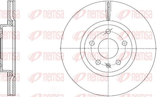 Remsa 6972.10 - Zavorni kolut parts5.com