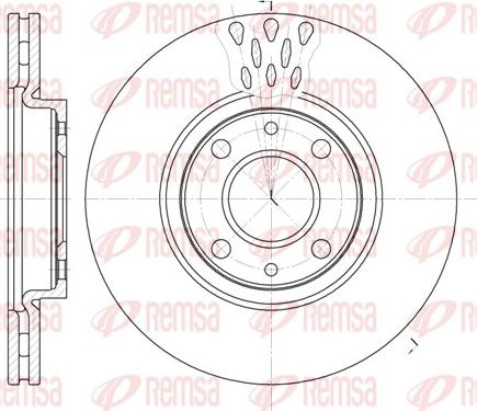 Remsa 6443.10 - Disc frana parts5.com