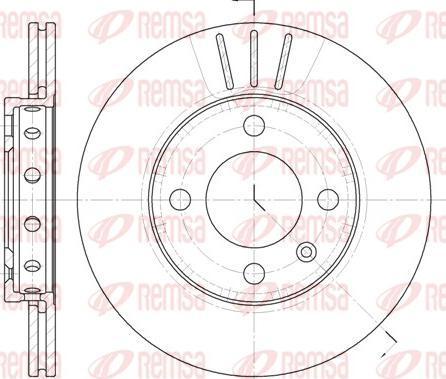 Remsa 6426.10 - Disc frana parts5.com