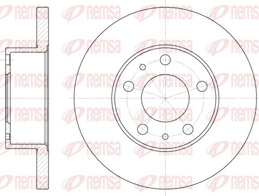 Remsa 6473.00 - Disc frana parts5.com